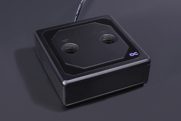 WAC Alphacool Eisblock XPX Aurora Edge - Full Brass Black Digital RGB PHT EOL
