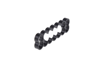 KAB Alphacool Eiskamm Alu X14 - 4mm black - 4 Stück PHT EOL