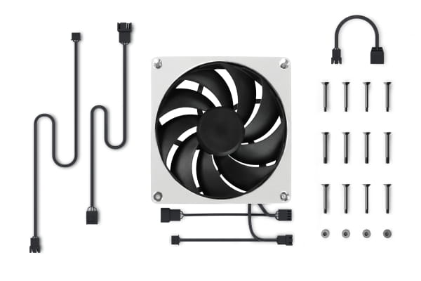 L14 Alphacool Apex Stealth Metall Lüfter 2500rpm Chrome (140x140x25mm)