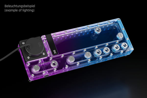 AGB Alphacool Core Distro Plate 360 Rechts D5/DDC V.2 mit VPP Apex Pumpe