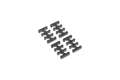 KAB Alphacool Eiskamm X6 - 3mm black - 4 Stück PHT EOL