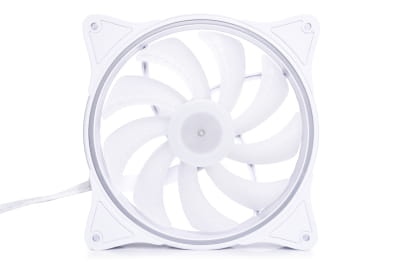 L14 Alphacool Rise Aurora 140mm Lüfter Weiß (140x140x25mm) PHT EOL