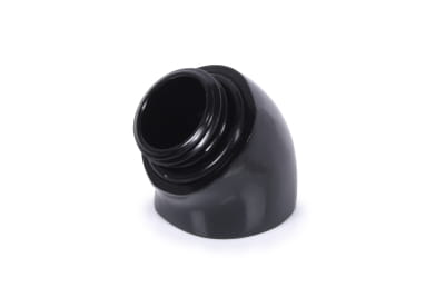 ANF Alphacool Eiszapfen Winkeladapter 45° G1/4 AG auf G1/4 IG - schwarz PHT EOL