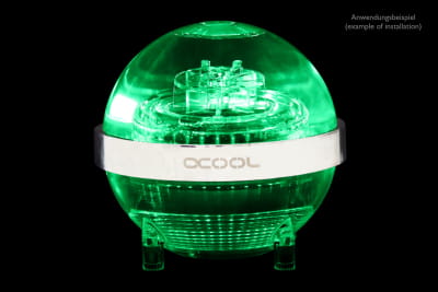 PUM Alphacool Eisball Adressable RGB - Acryl (inkl. D5 VPP655 PWM) PHT EOL