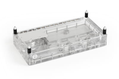 AGB Alphacool Core Distro Plate 280 Links D5 mit VPP Apex PWM Pumpe