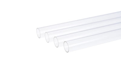 S12 Alphacool HardTube 12/10mm Acryl (PMMA) Klar 60cm - 4er Set (240cm) PHT EOL