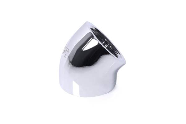 ANF Alphacool Eiszapfen L-Verbinder 45° G1/4 IG auf G1/4 IG - chrome PHT EOL