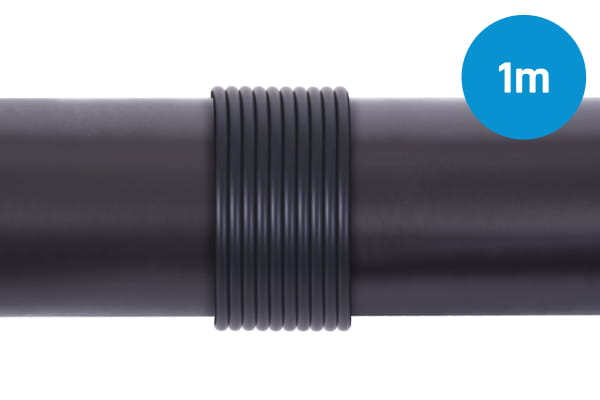 S5 Alphacool EPDM Tube 5/3 - Black 1m (3,28ft) Retailbox