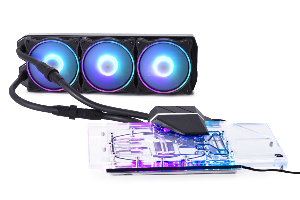 KOI Alphacool Eiswolf 2 AIO - 360mm RTX 3080/3090 Suprim X mit Backplate PHT EOL