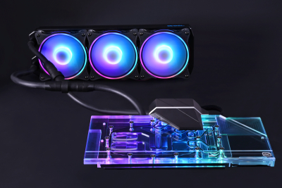 KOI Alphacool Eiswolf 2 AIO - 360mm RTX 3080/3090 Suprim X mit Backplate PHT EOL