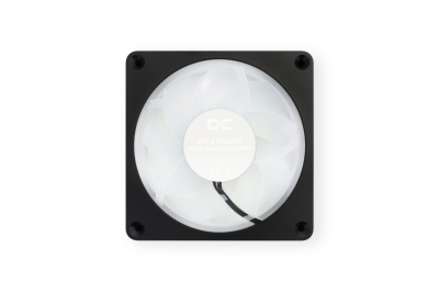 L12 Alphacool Apex Stealth Metall Aurora Lüfter Matt Schwarz 2600rpm (120x120x25mm)