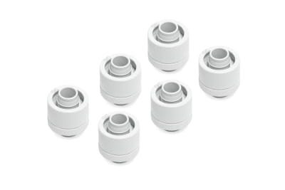 ANS Alphacool Eiszapfen 16/10mm Anschraubtülle G1/4 - White Sixpack